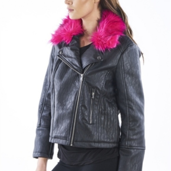 Biker Jacket Removable Collar - Picture 2 of 4